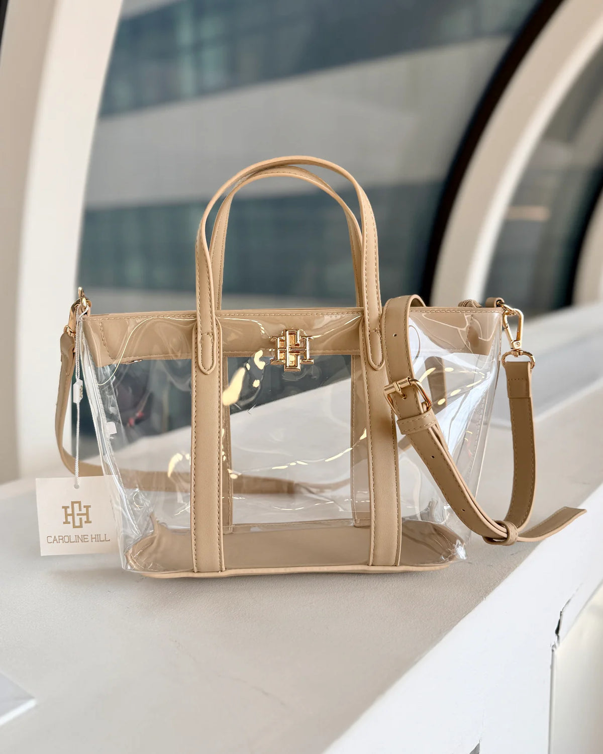 Caroline Hill Molly Clear Mini Tote