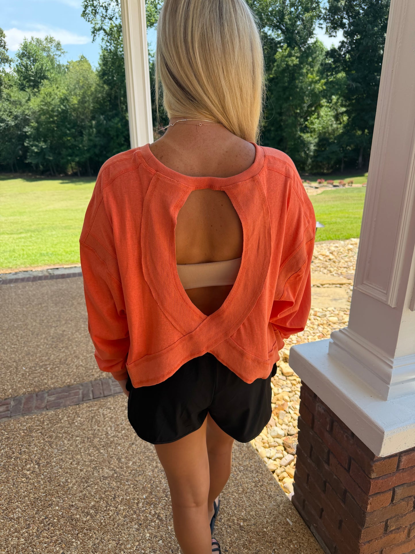 The Hattie Open Back Top