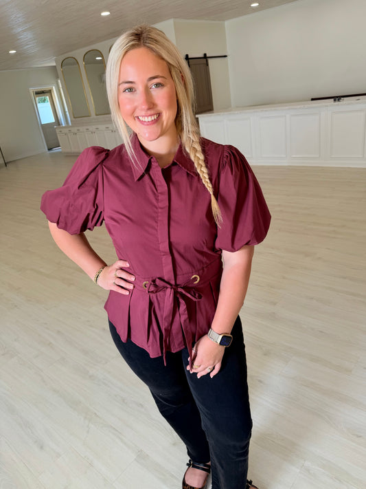 Cora Belted Top