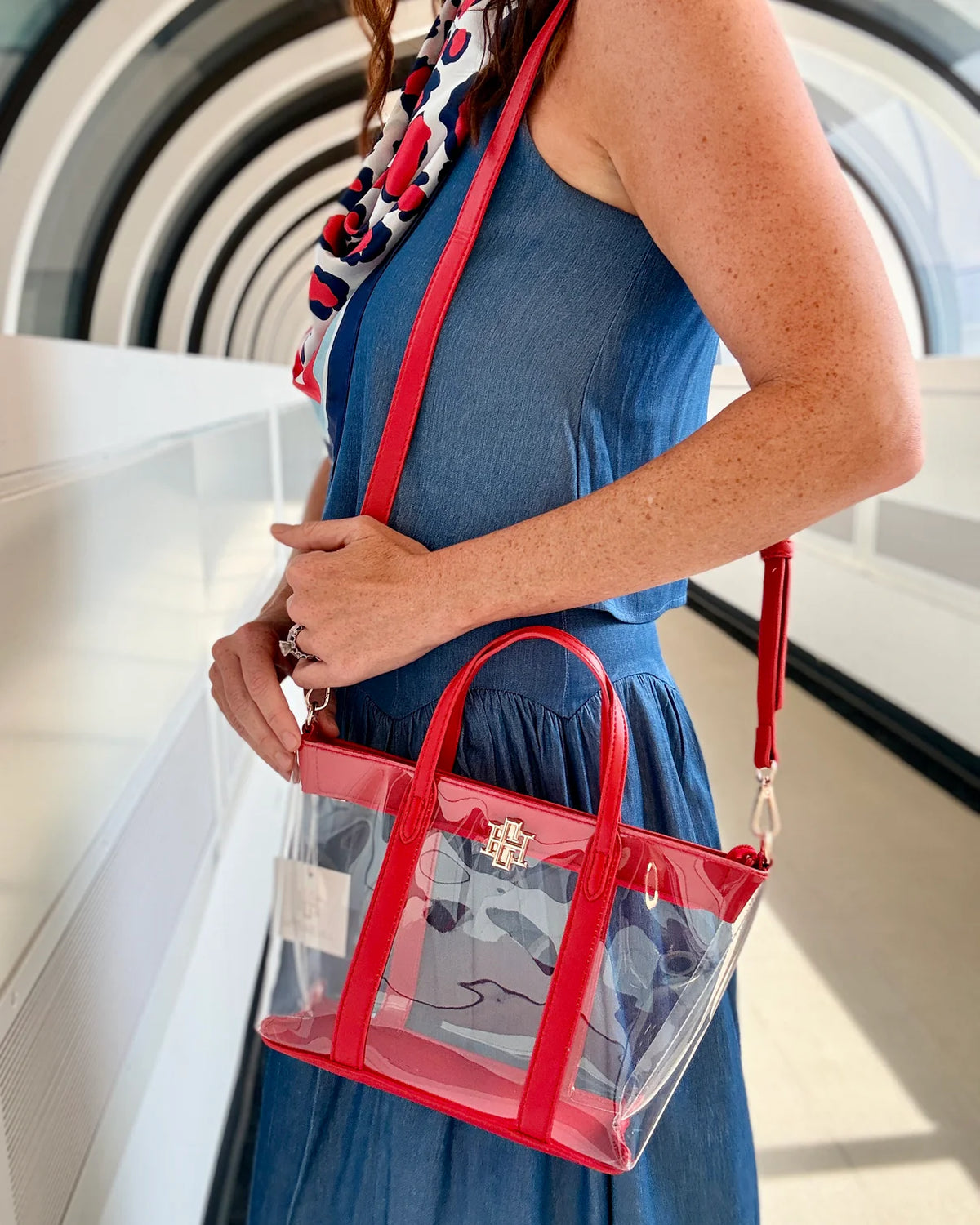 Caroline Hill Molly Clear Mini Tote