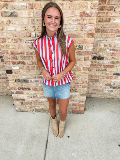 cici stripe top