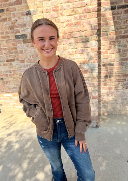 parker acid wash jacket