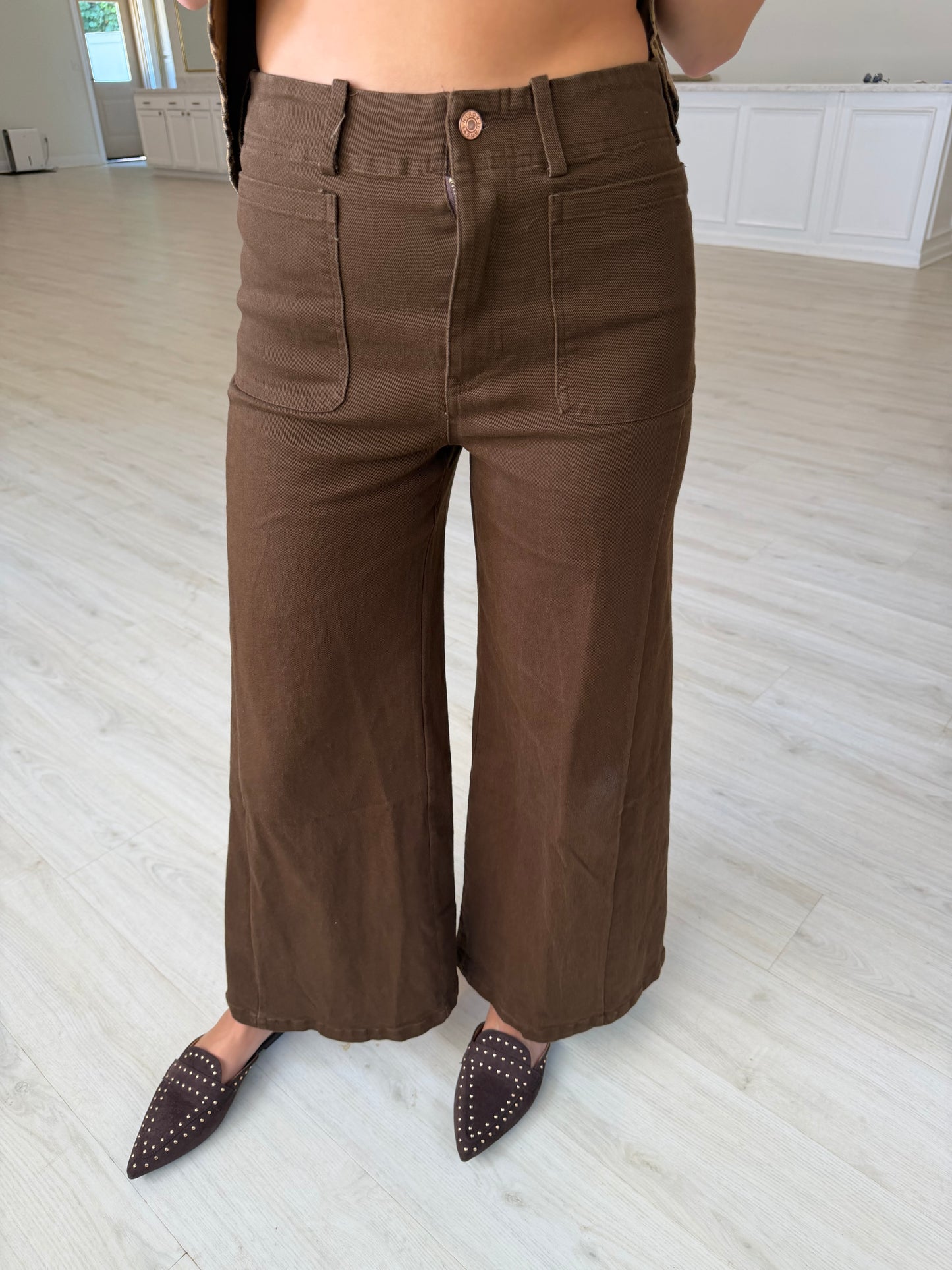 the sally pant- brown