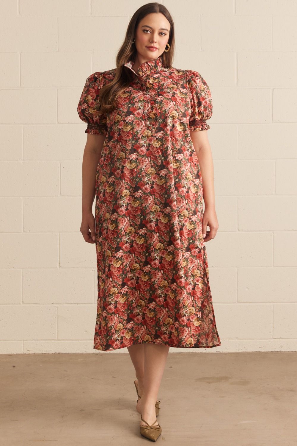 Kathryn Curvy Midi dress