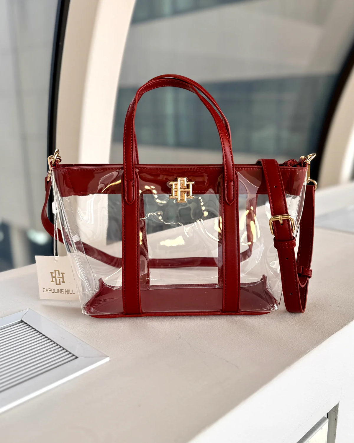 Caroline Hill Molly Clear Mini Tote