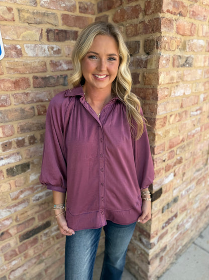 seneca satin top