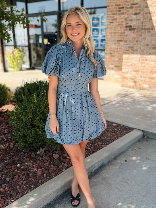 Demi Polka-dot dress