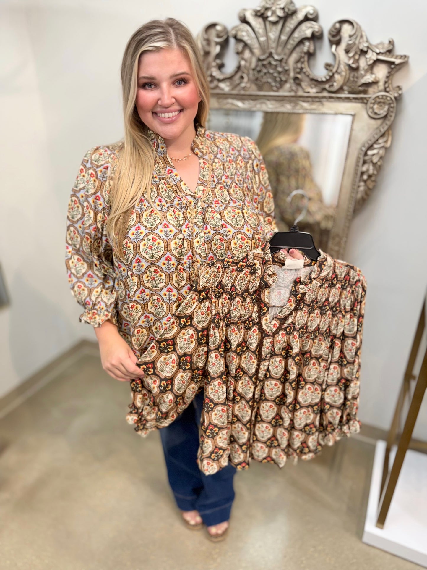 netti curvy top