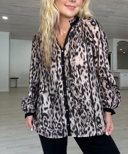 henley animal top