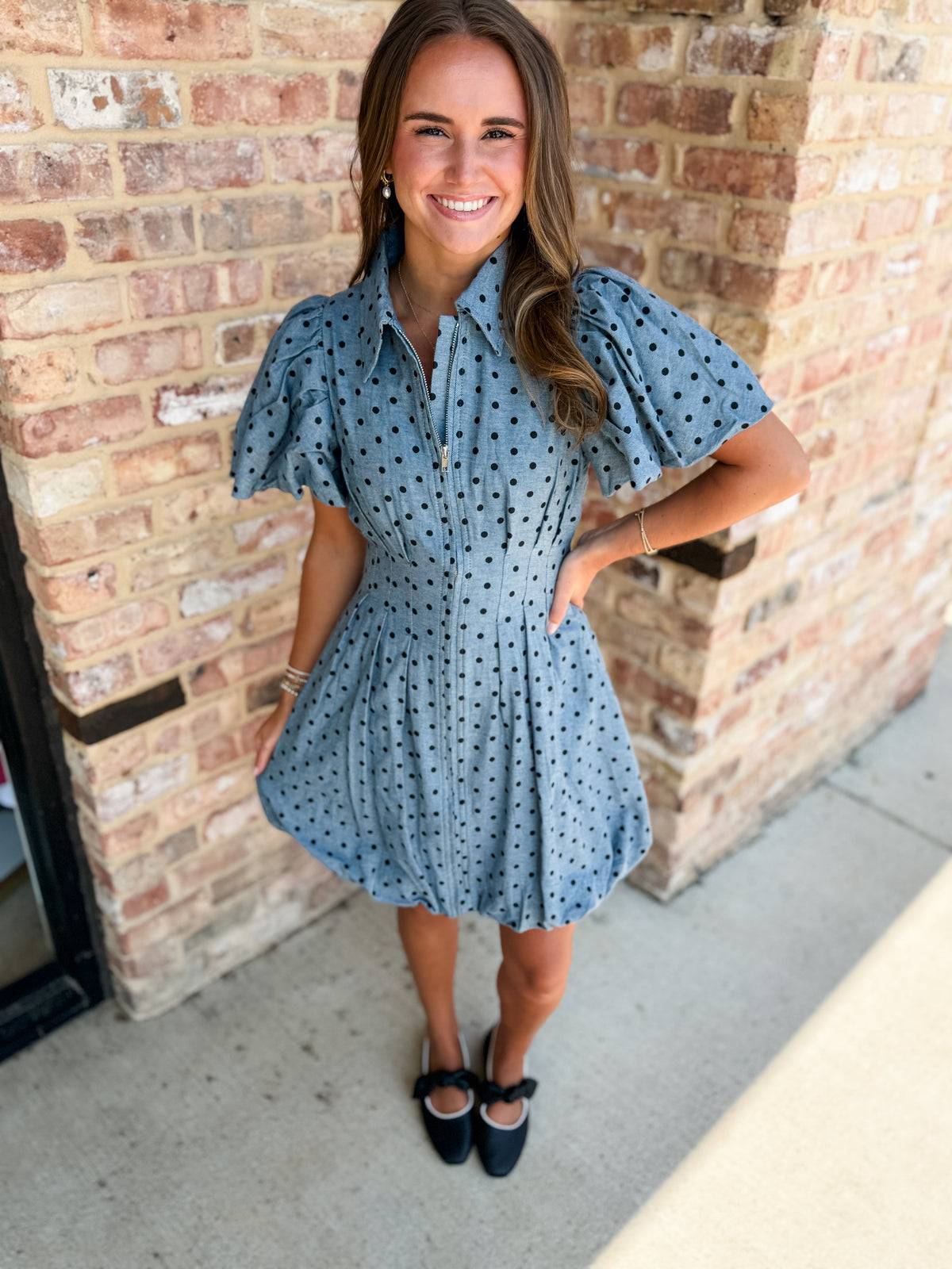 Demi Polka-dot dress