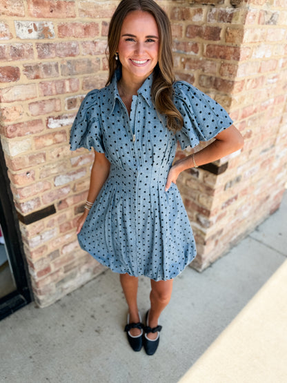 Demi Polka-dot dress