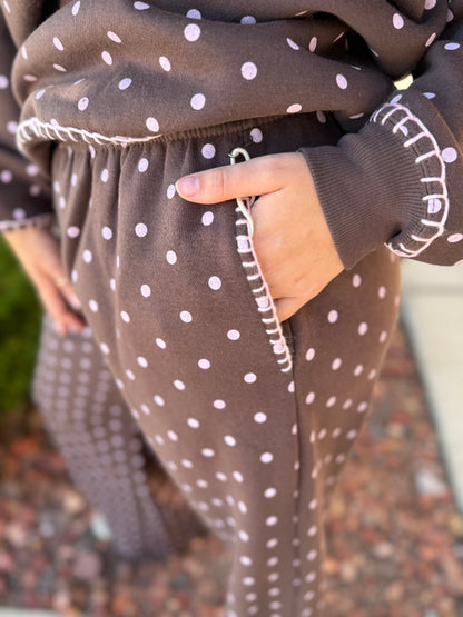 Elizabeth mocknet polka dot set