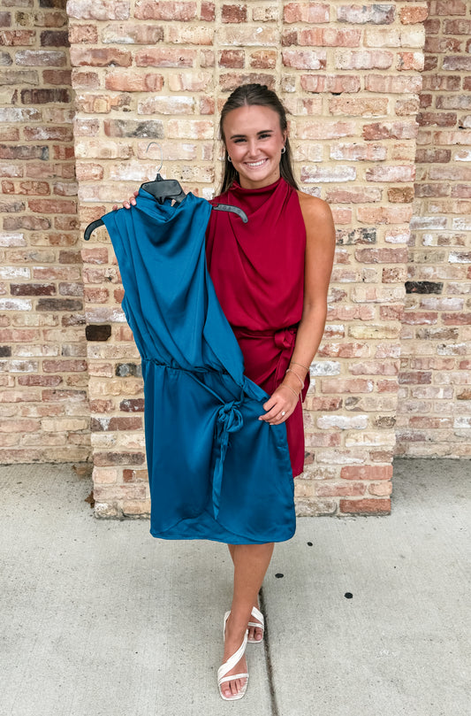 Sophie satin dress