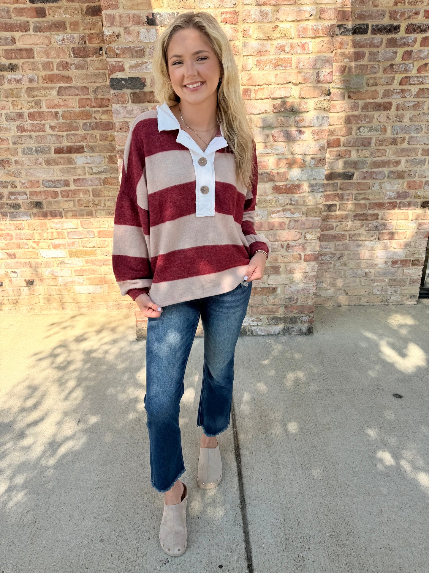 hayden stripe sweater
