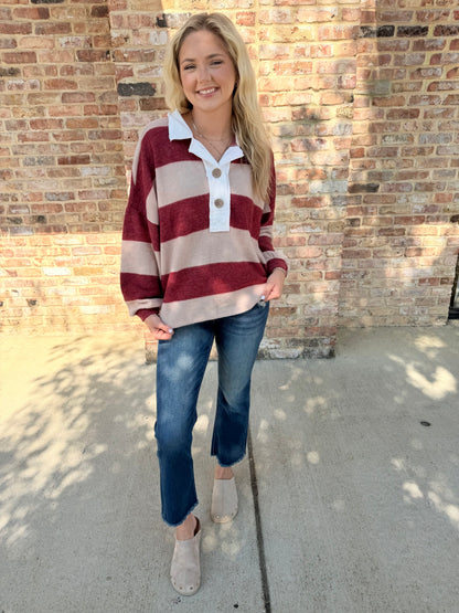 hayden stripe sweater