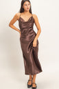 The Madeline Satin Dress