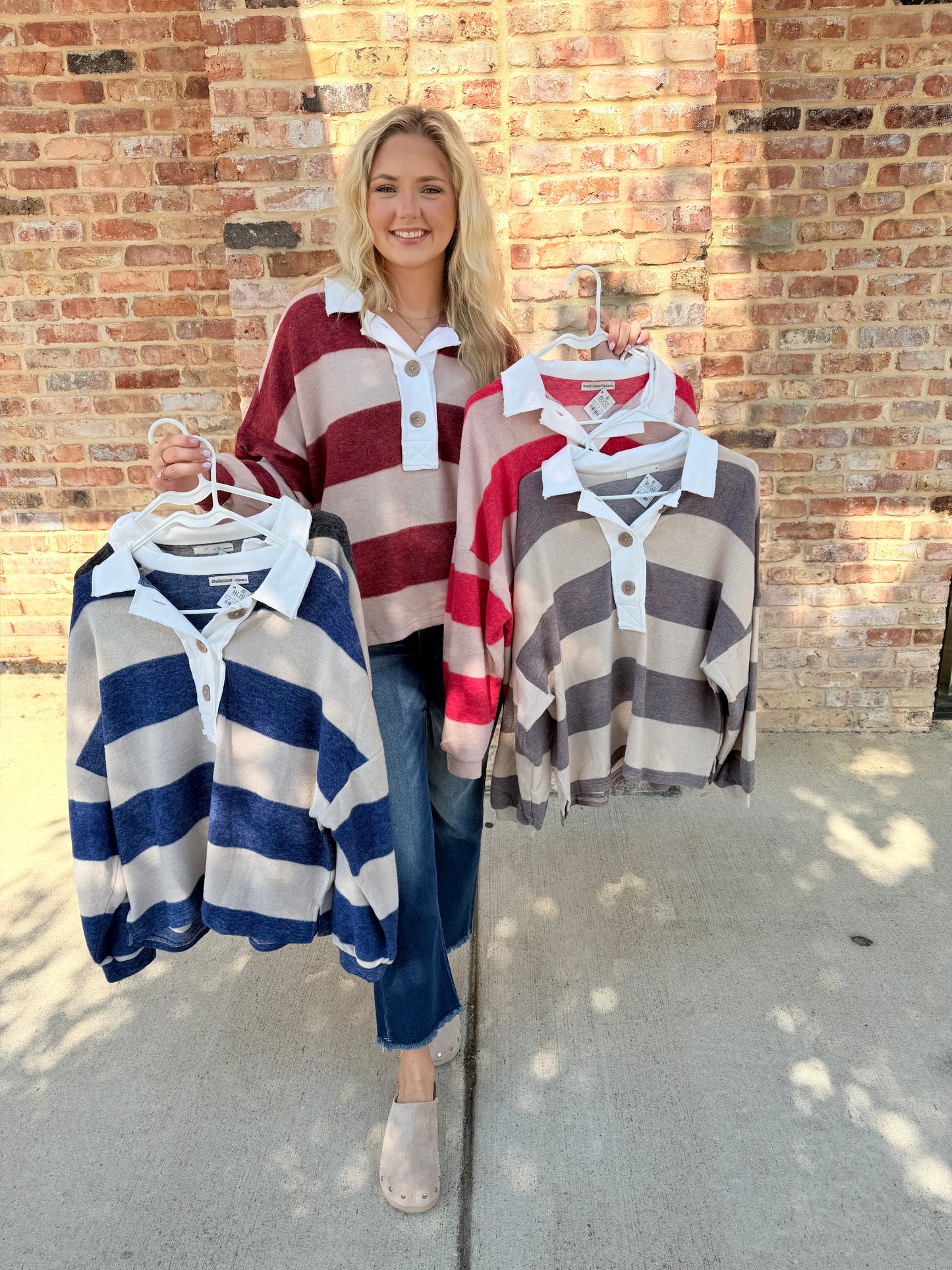 hayden stripe sweater