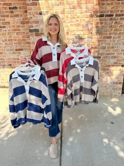 hayden stripe sweater