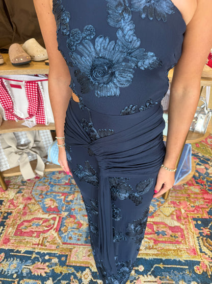 The Macey Floral Midi Dress