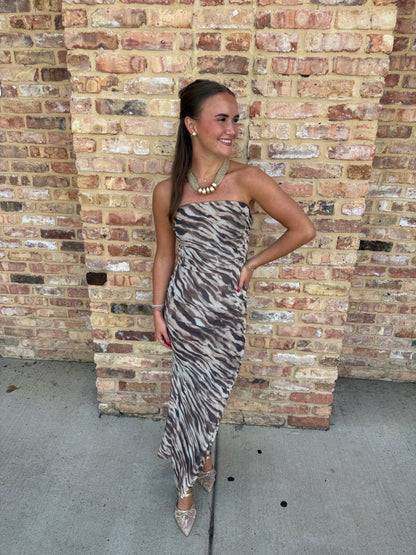 The Lainey Strapless Dress