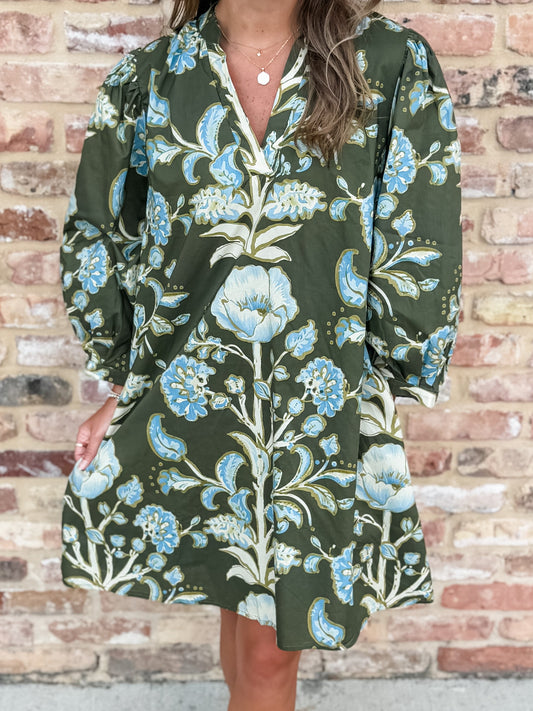 demps floral curvy dress