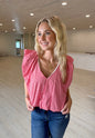 The BlueBell Flutter Top