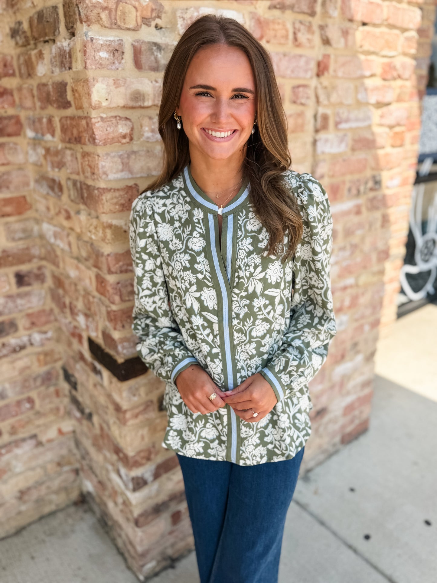 naomi top - olive
