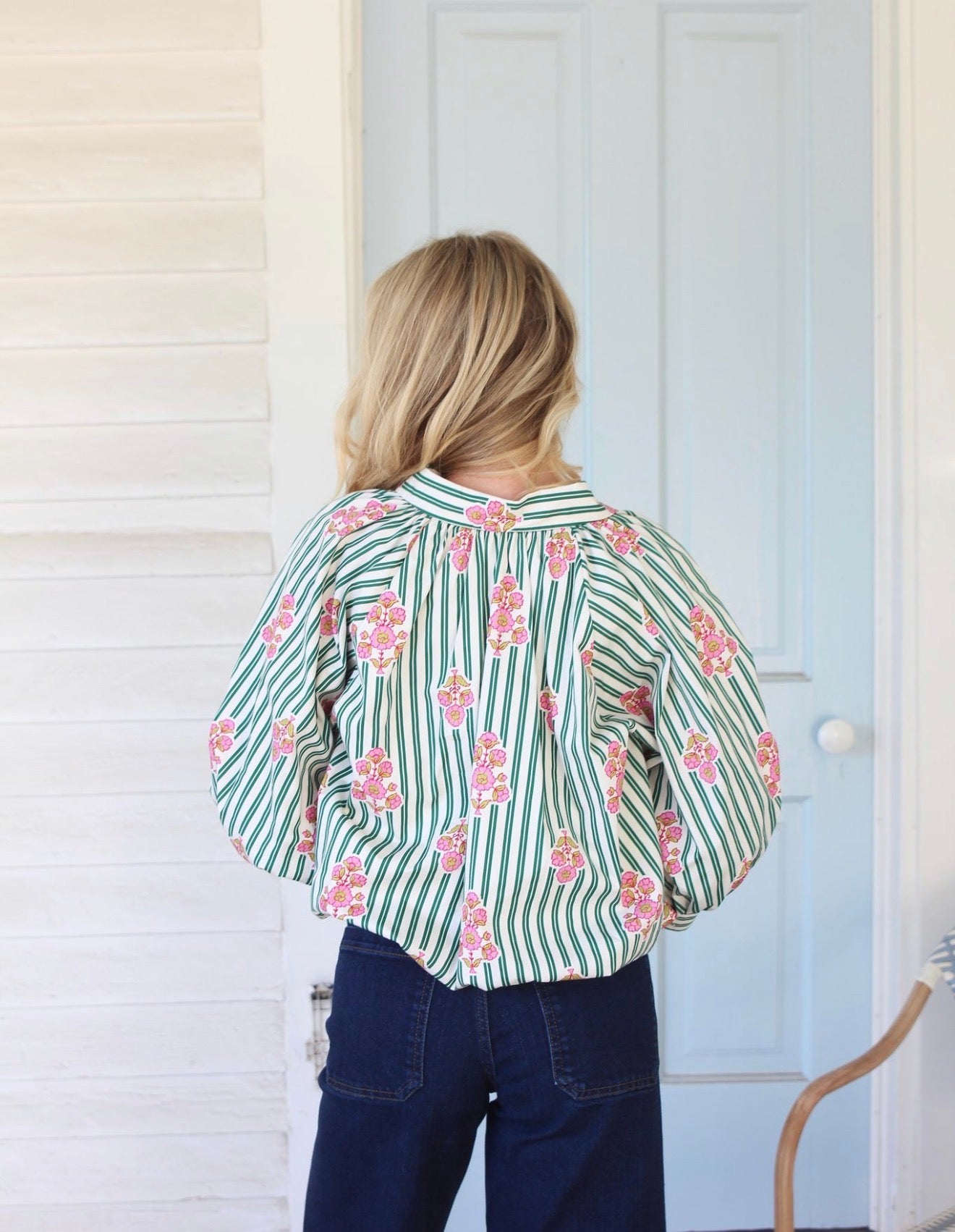 floral bubble top by Karlie