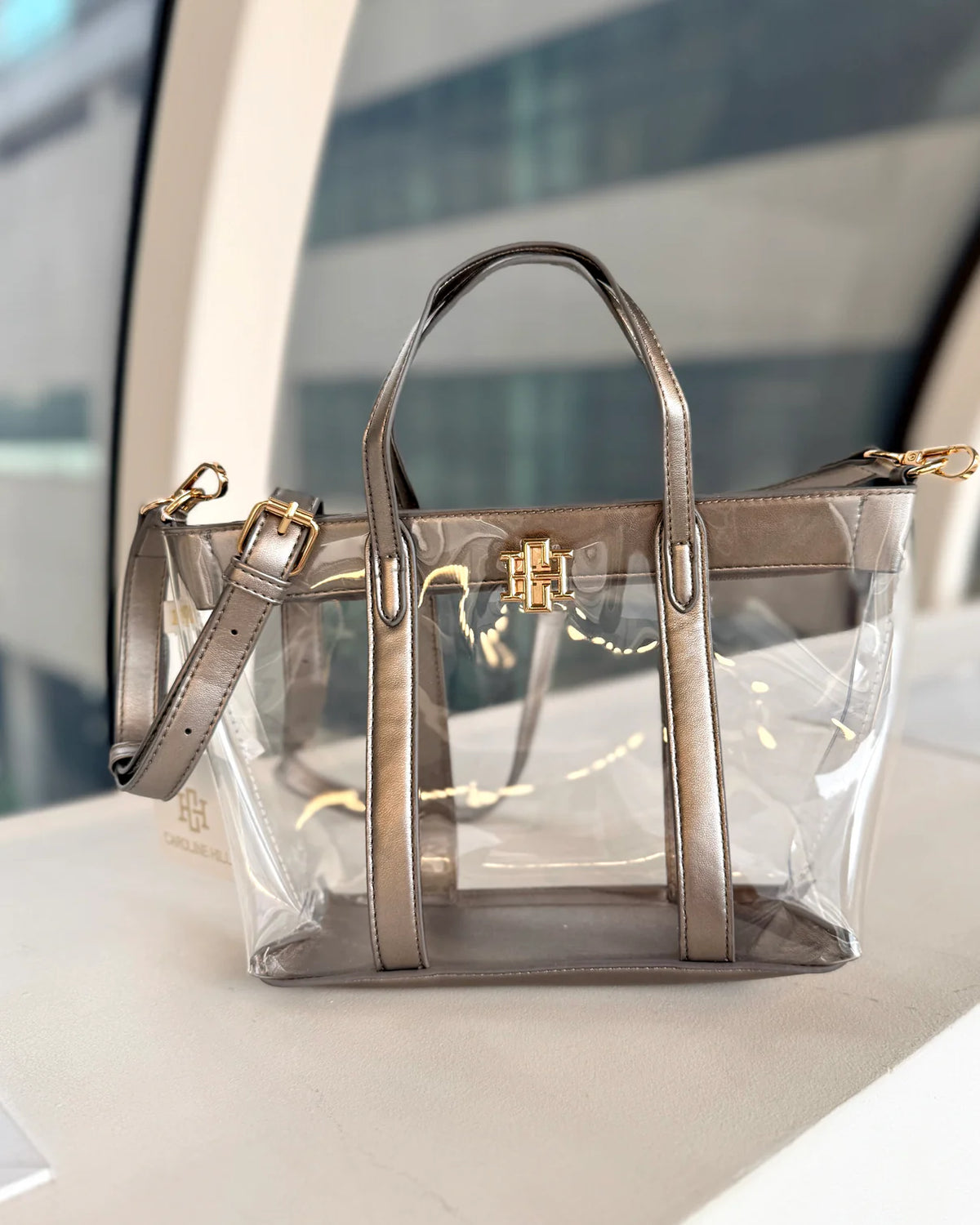 Caroline Hill Molly Clear Mini Tote