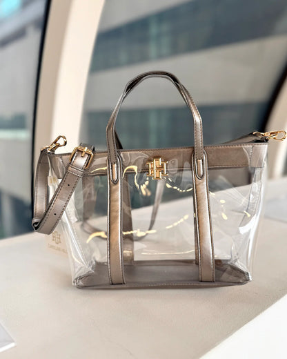 Caroline Hill Molly Clear Mini Tote