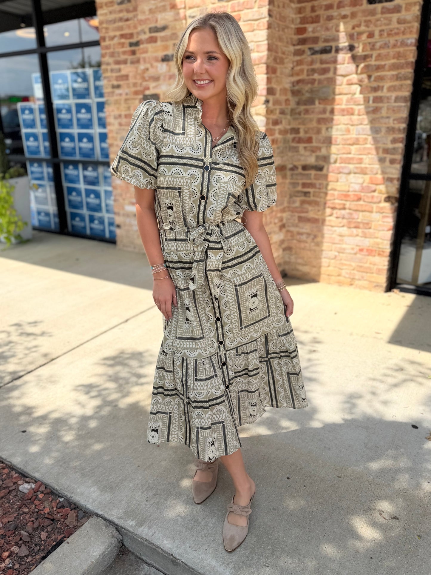 polly midi dress