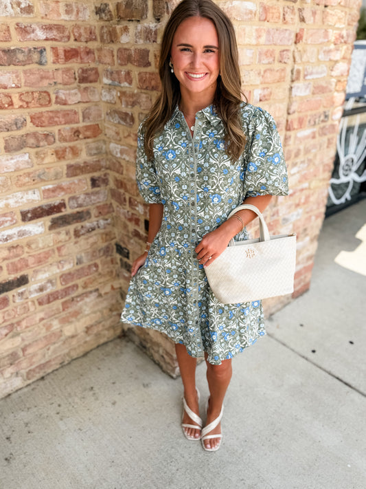 rory mini dress - olive