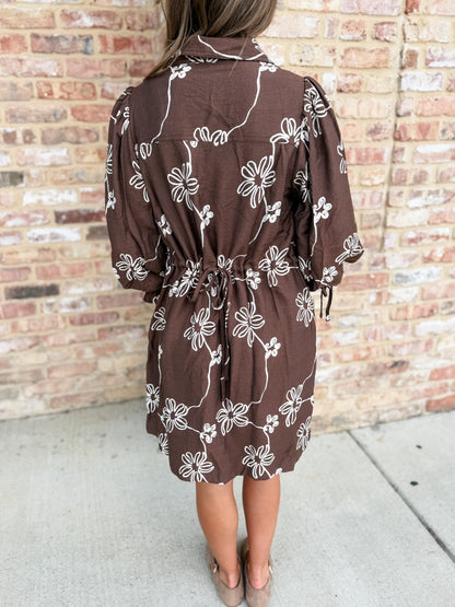 akers floral dress