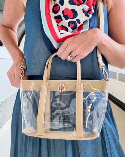Caroline Hill Molly Clear Mini Tote