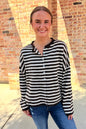 zola stripe cardigan