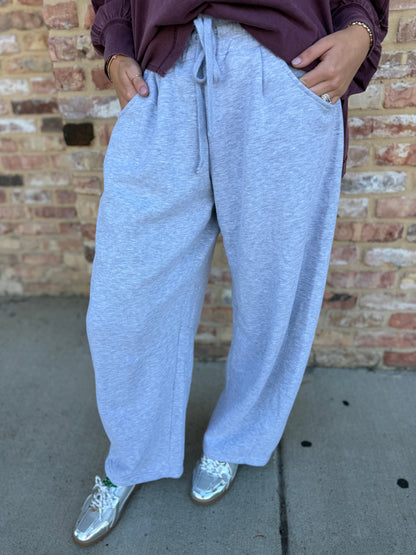 barrel sweats-grey