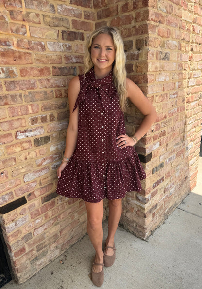 posi polka dot dress