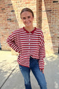 zola stripe cardigan