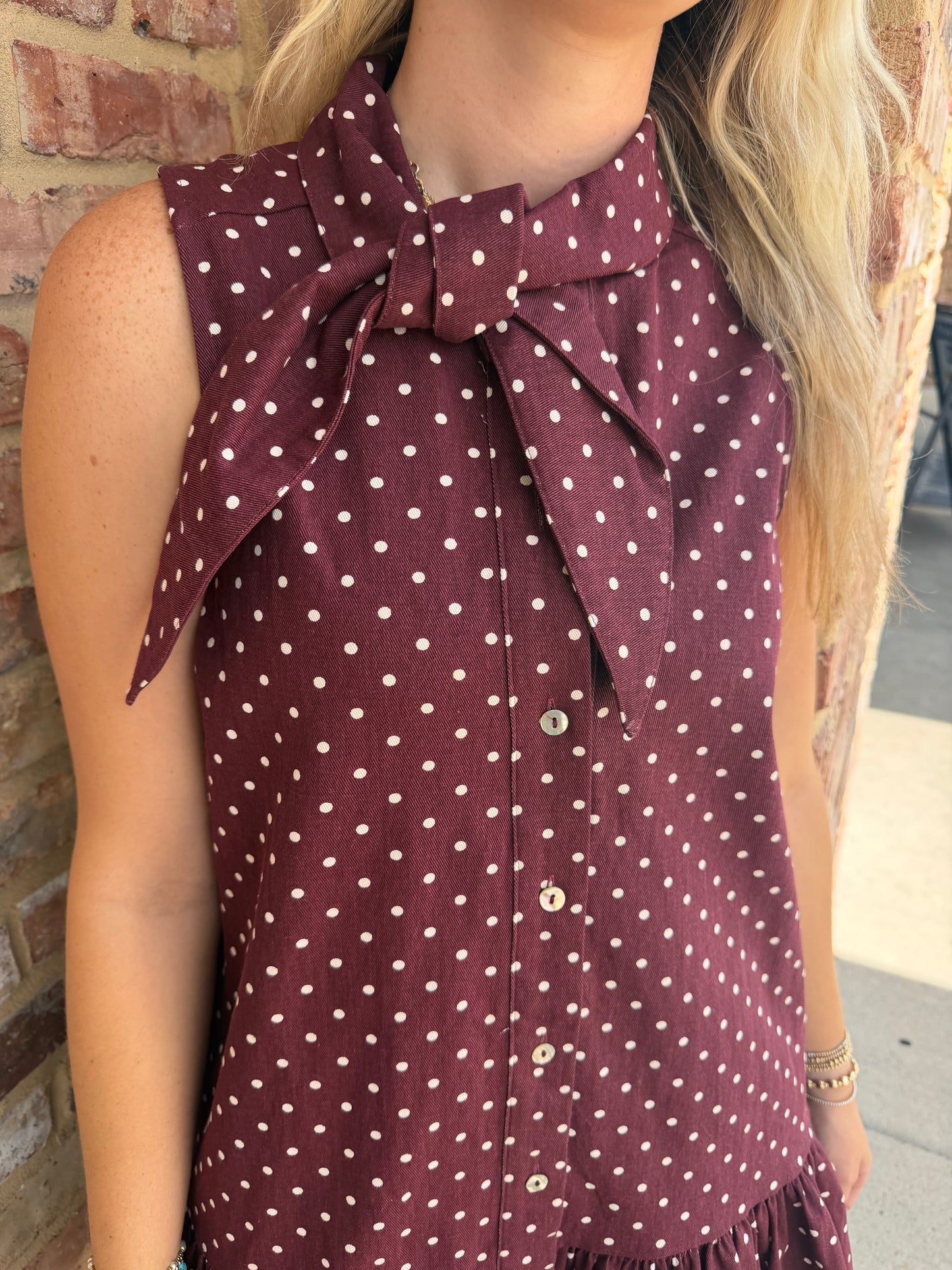 posi polka dot dress