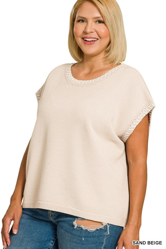 ria stitch sweater-curvy (5 colors)