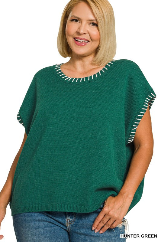 ria stitch sweater-curvy (5 colors)