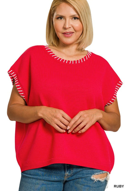 ria stitch sweater-curvy (5 colors)
